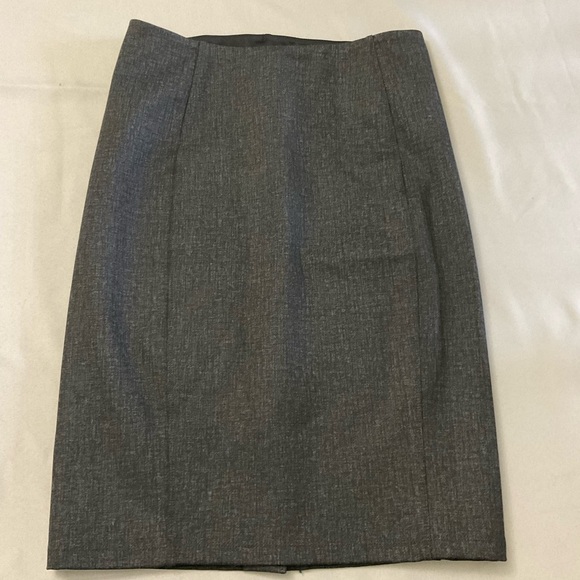 Liverpool Bia Pencil Skirt Gray Tweed Textured Stretch Pull On Women’s S… - Picture 1 of 10